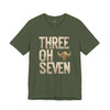 Three Oh Seven – Wyoming 307 Area Code Shirt with Buffalo Skull | Unisex Graphic Tee, Gift for Western Fans