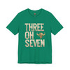 Three Oh Seven – Wyoming 307 Area Code Shirt with Buffalo Skull | Unisex Graphic Tee, Gift for Western Fans
