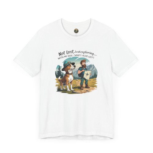Wander Together T-Shirt – Funny Unisex Tee for Dog Lovers, Hikers & Adventure Seekers