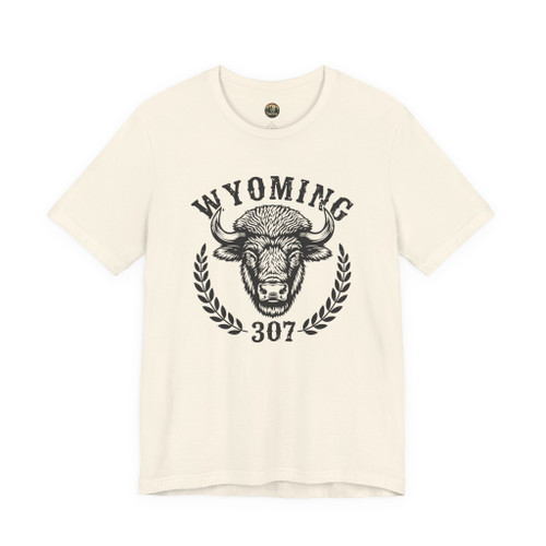 Wyoming Buffalo Graphic Tee – Rugged, Timeless Outdoor Wear