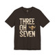 Three Oh Seven – Wyoming 307 Area Code Shirt with Buffalo Skull | Unisex Graphic Tee, Gift for Western Fans