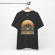 Peaks & Pines Retro Camping Tee – Unisex Outdoor Adventure Shirt, Mountain & Campfire Graphic, Nature Lover Gift