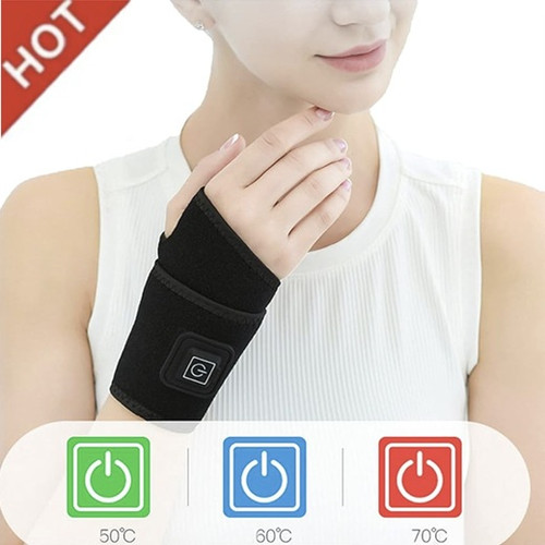 Heat Sports Wrist Support Heating Wrist Protector Sports Protection Breathable USB Hand Massager Support WristBand Pad Brace Tool Heat Health Care Devic