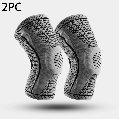 Compression Knee Pad Support Sleeve Basketball Sport Knee Pads Protector Unisex Silicone Compression Brace Support for Arthritis Non Slip Pain Relief