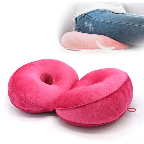Memory Foam Hip Cushion Multifunction Dual Comfort Orthopaedic Cushion Pelvis Pillow Memory Foam Hip Lift Hips Up Seat Cushion for Pressure Relief