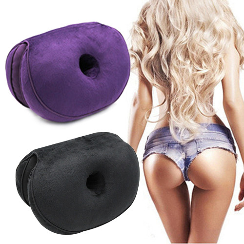 Memory Foam Hip Cushion Multifunction Dual Comfort Orthopaedic Cushion Pelvis Pillow Memory Foam Hip Lift Hips Up Seat Cushion for Pressure Relief