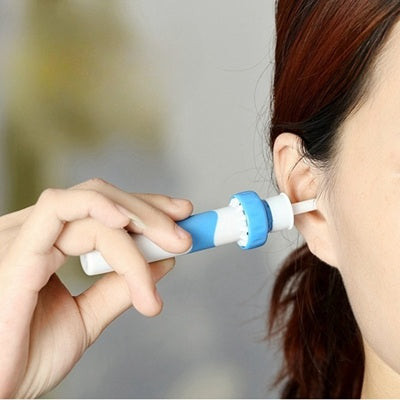 Ear Suction Cleaner Kit Ear Wax Removal Kit Automatic Ear Cleaner Kids Adults Electric Earpick Personal Care Soft Silicone Digging Ear Pick Vacuum Ear Wax Remover Painless
