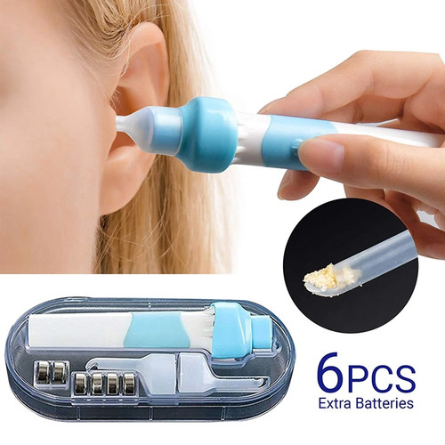 Ear Suction Cleaner Kit Ear Wax Removal Kit Automatic Ear Cleaner Kids Adults Electric Earpick Personal Care Soft Silicone Digging Ear Pick Vacuum Ear Wax Remover Painless