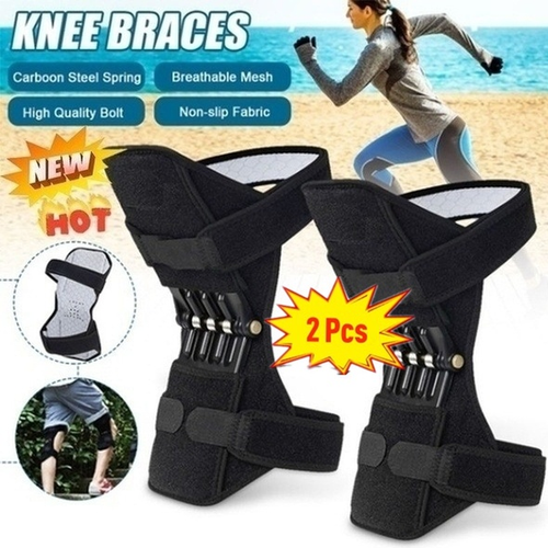 PowerLift Knee Joint Supports 1pcs 2PCS Rebound Spring Knee Protection Boosters Non-Slip Breathable Knee Braces Fixed Booster Knee Protector Leg Protection