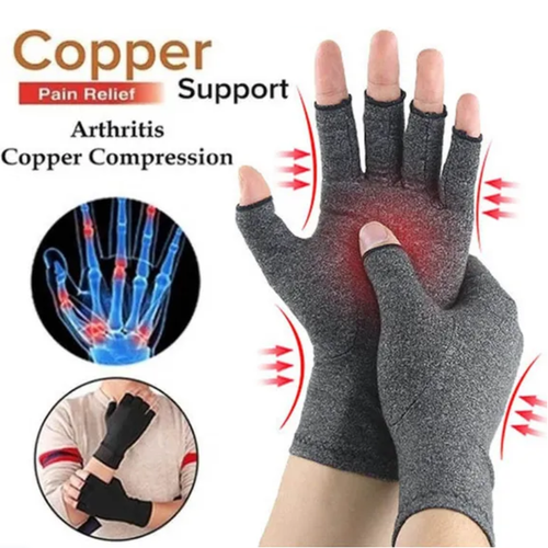 Compression Arthritis Gloves Wrist Support Therapy Wristband Half Finger Compression Gloves Joint Pain Relief Cycling Gloves