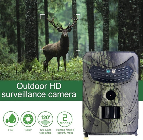 Night-Vision Trail Camera 1080P HD Waterproof Camera for Orchard Outdoor Camera Field Detection Animal Monitoring Infrared Heat Sensor Night Vision