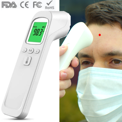 Non-contact Infrared Fever Thermometer Portable Multifunctional Handheld Pyrometer Easy To Use LCD Display Screen Infrared Fever Thermometer