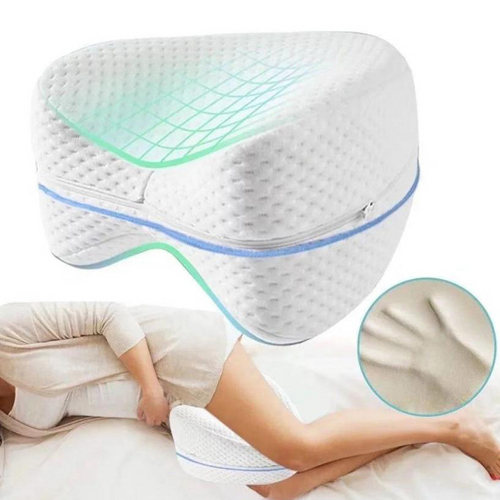 Sleep Therapy Hip And Knee Pillow Memory Foam Protective Hip Pillow Heart-Shaped Memory Slow Rebound Cotton Vein Pad Leg Pillow Side Sleep Leg Drag Leg Pillow Clamp Leg Pillow Throw Pillow
