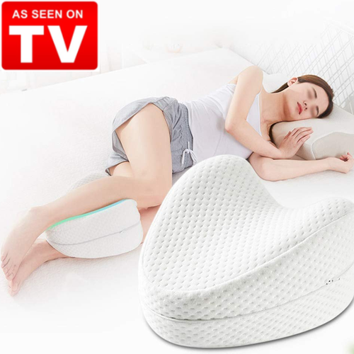 Sleep Therapy Hip And Knee Pillow Memory Foam Protective Hip Pillow Heart-Shaped Memory Slow Rebound Cotton Vein Pad Leg Pillow Side Sleep Leg Drag Leg Pillow Clamp Leg Pillow Throw Pillow