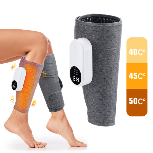 Air Pressure Leg Calf Massager Electric Airbag Leg Massager Rechargeable 3 Modes Air Compression Calf Massager Machine 360° Wrap Blood Circulation