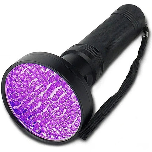 Ultraviolet Pet Urine Detector Torch 100 LED 395nm UV Flashlight Powerful Ultraviolet Curing Torch Money Ore Cat Dog Pet Stains Scorpion Fluorescent ink Marker light