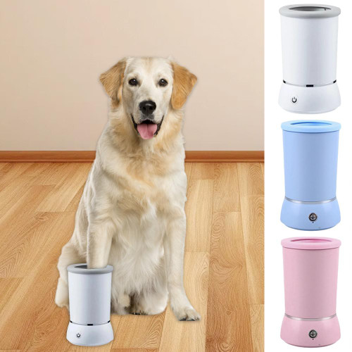 Electric Dog Paw Washer Cleaner Portable Dog Paw Washer Automatic Pet Paw Cleaner Electric Paw Massager USB Rechargeable Designed for Small to Medium Dogs Cats