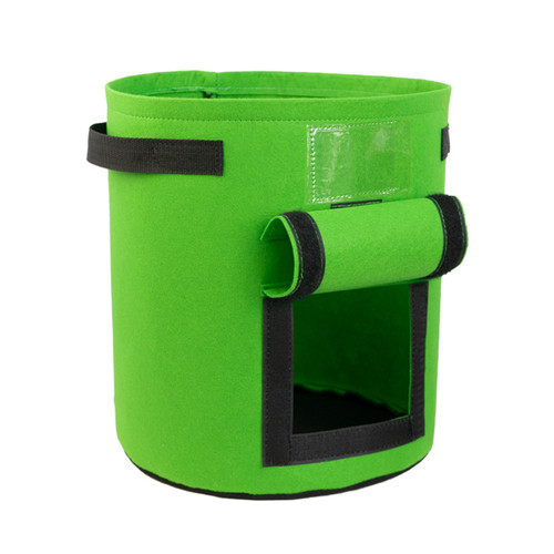 Root Veg Grow Bag Sweet Potato Plants Fabric Planting Pots Handles Breathable Aeration Root Control Vegetable Garden Container Growbag
