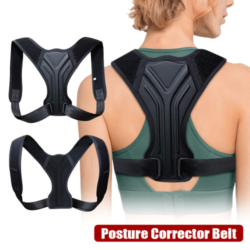 Back Shoulder Posture Corrector Belt Adjustable Back Shoulder Posture Corrector Belt Clavicle Spine Support Reshape Your Body Home Office Sport Upper Back Neck Brace