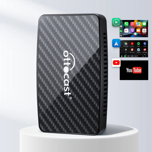 Car Ottocast Play2Video Pro for Cars OTTOCAST Play2 Video Pro Carplay Ai Box Wireless Android Auto Adapter Built in Youtube Netflix For VW Benz Ford 99% of Cars