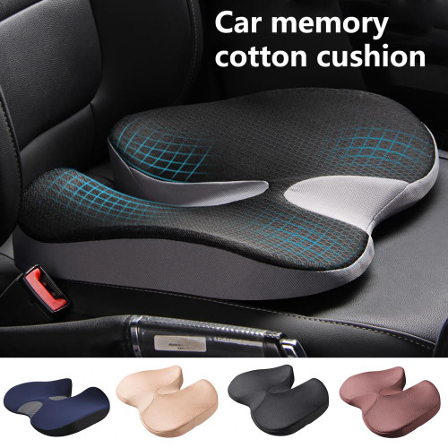Memory Foam Driving Cushion seat Driving Comfort Cushion Ergonomic Car Seat Cushion for Pressure Relief Posture Improvement Soft for Comfortable for Students