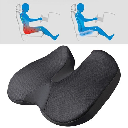 Memory Foam Driving Cushion seat Driving Comfort Cushion Ergonomic Car Seat Cushion for Pressure Relief Posture Improvement Soft for Comfortable for Students