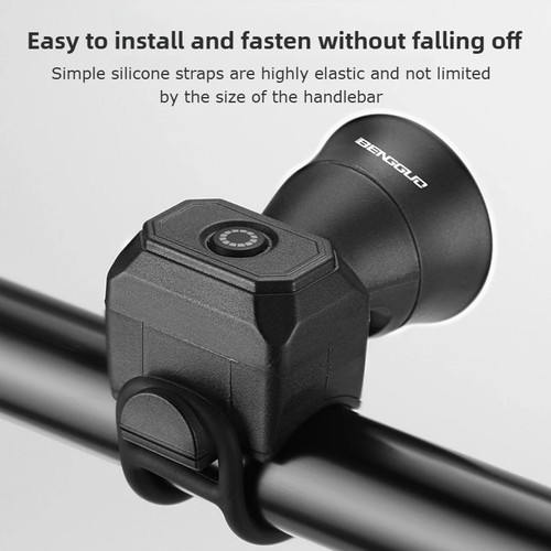 Loud Bicycle Horn Bicycle Horn Mountain Bike Mini USB Charging/Battery Waterproof Electronic Bike Bell Riding Equipment Rechargeable