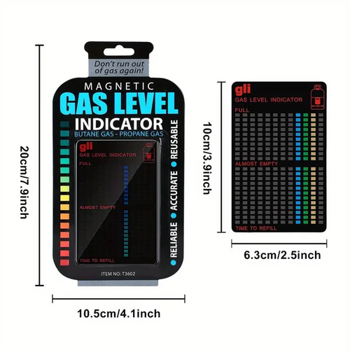 Magnetic Gas Level Indicator Sticker Gas Indicator Level Practical Propane Butane LPG Fuel Gas Tank Level Indicator For Measurement Of Gases At The Adhesive Product