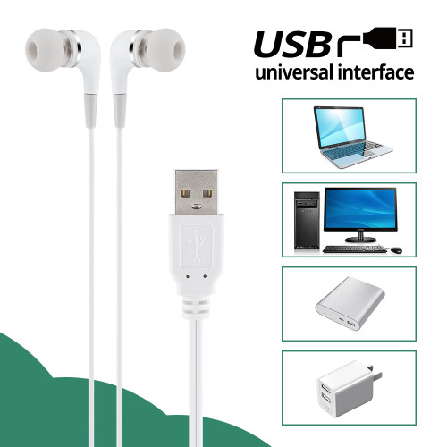 USB Ear Canal Laser Therapy 650nm Ear Canal Laser Physiotherapy Line With 4pcs Earplugs Balance High Blood Pressure Reduce Fat Inflammation Ear Care Tools