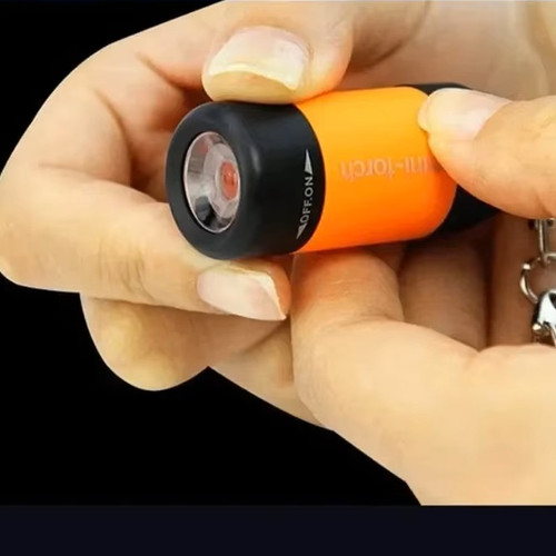 LED Mini Pocket Flashlight LED Micro Pocket Flashlight Portable USB Rechargeable Keychain Flashlight Waterproof Home Outdoor Hiking Camping Flashlight