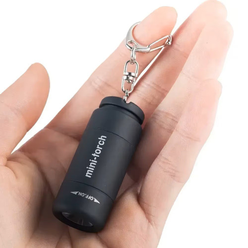 LED Mini Pocket Flashlight LED Micro Pocket Flashlight Portable USB Rechargeable Keychain Flashlight Waterproof Home Outdoor Hiking Camping Flashlight