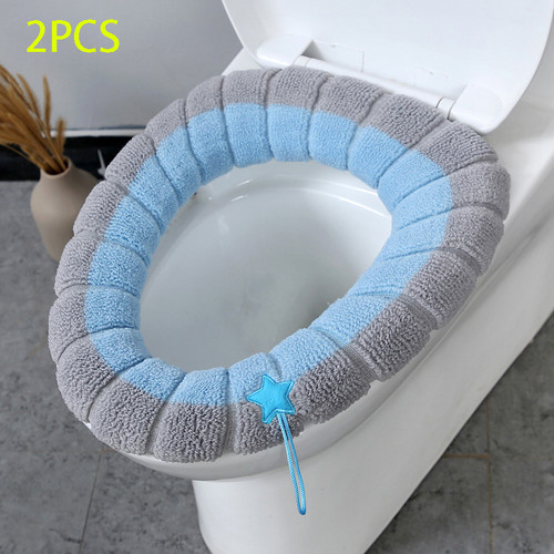 Toilet Seat Cushion Toilets Cushions Household Toilet Seat Cushion Seasonal Universal Toilet Seat Cover, Winter Thick Toilet Seat Toilet Cover
