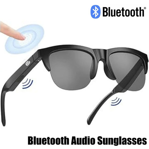 Bluetooth Audio Sunglasses Smart Bluetooth V5.3 Sunglasses Glasses Call Outdoor Sports Headphones HIFI Black Technology Anti-touch UV For Men And Women