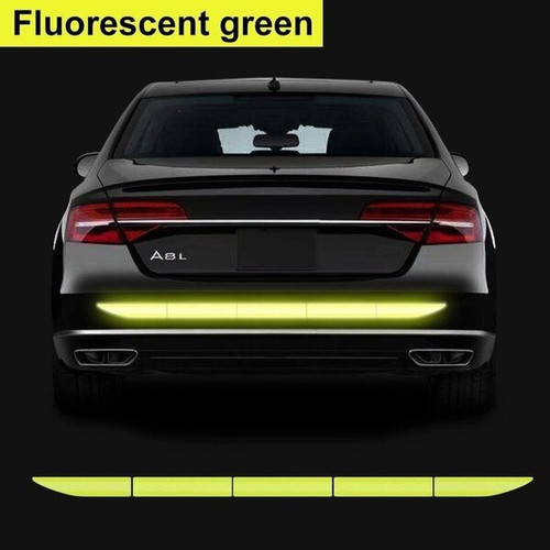 Reflective Car Rear Warning Sticker Car Sticker Reflective Warning Safety Tape Anti Collision Warning Reflective Sticker for Automobile Trunk Night Reflective