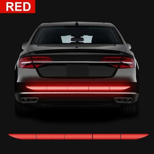 Reflective Car Rear Warning Sticker Car Sticker Reflective Warning Safety Tape Anti Collision Warning Reflective Sticker for Automobile Trunk Night Reflective