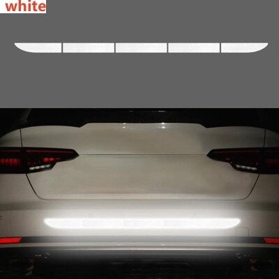 Reflective Car Rear Warning Sticker Car Sticker Reflective Warning Safety Tape Anti Collision Warning Reflective Sticker for Automobile Trunk Night Reflective