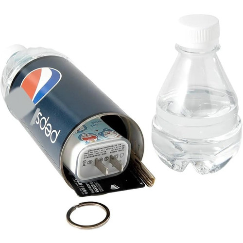 Pepsi Bottle with Secret Stash Compartment pieces Stash safe water bottle diversion safe DIY Empty bottle with a food grade smell proof bag