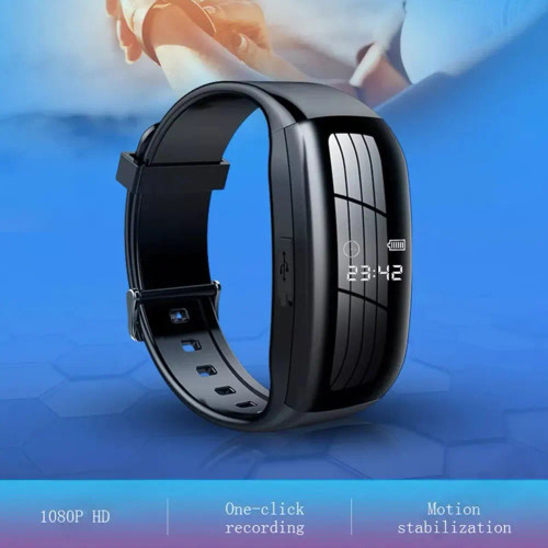 Video Cam Spy Watch Video Mini Camera Watch Audio Voice Recorder Bracelet USB Flash Driver Dictaphone Noise Reduce Sound Recording Wristband