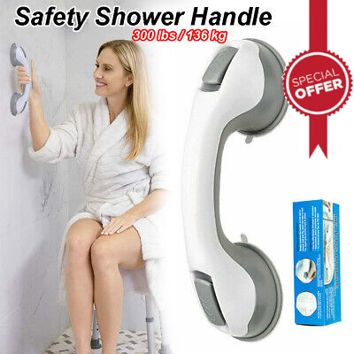 Suction Grip Bath Handrail Shower Handle Safety Helping Handle Anti Slip Support Toilet Bathroom Safe Grab Bar Handle Vacuum Sucker Suction Cup Handrail