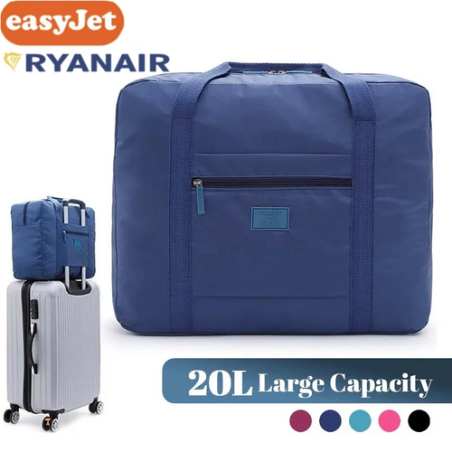 Carry-on Flight-Approved Duffel Bag Foldable Travel Duffel Bag Lightweight Travel Bag for Women and Men Tote Carry On Luggage Bag Weekender Overnight Bag