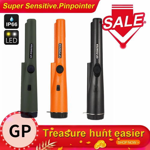 GP-Pointer Metal and Gold Detector Handheld Metal Detector Metal Pinpointing Rod Detector GP-pointer Waterproof IP66 Metal Gold Detector Tester For Coin Gold