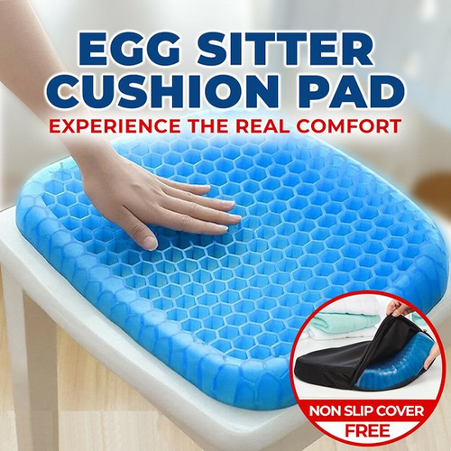 Egg Sitter Support Cushion New honeycomb seat cushion, highly elastic, non-collapsible, breathable and cool, suitable for automobiles, offices  outdoor use