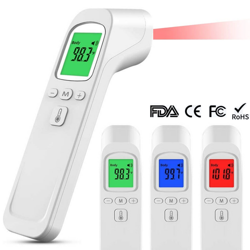 Non-contact Infrared Fever Thermometer Portable Multifunctional Handheld Pyrometer Easy To Use LCD Display Screen Infrared Fever Thermometer