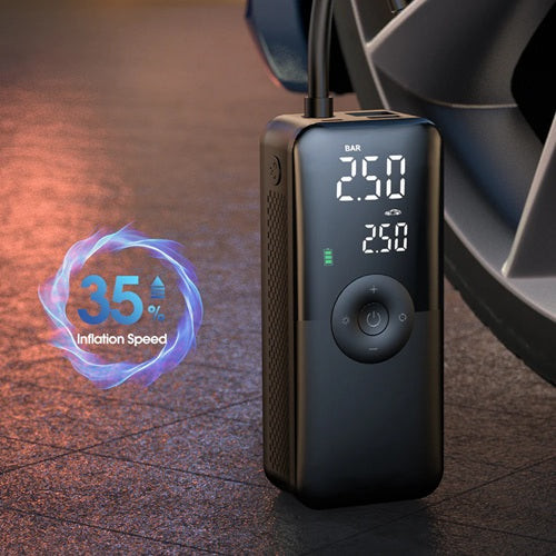 Air Compressor Tyre Inflator Rechargeable Air Pump Tire Inflator Portable Compressor Digital Cordless Car Tyre Inflator For Bicycle Balls