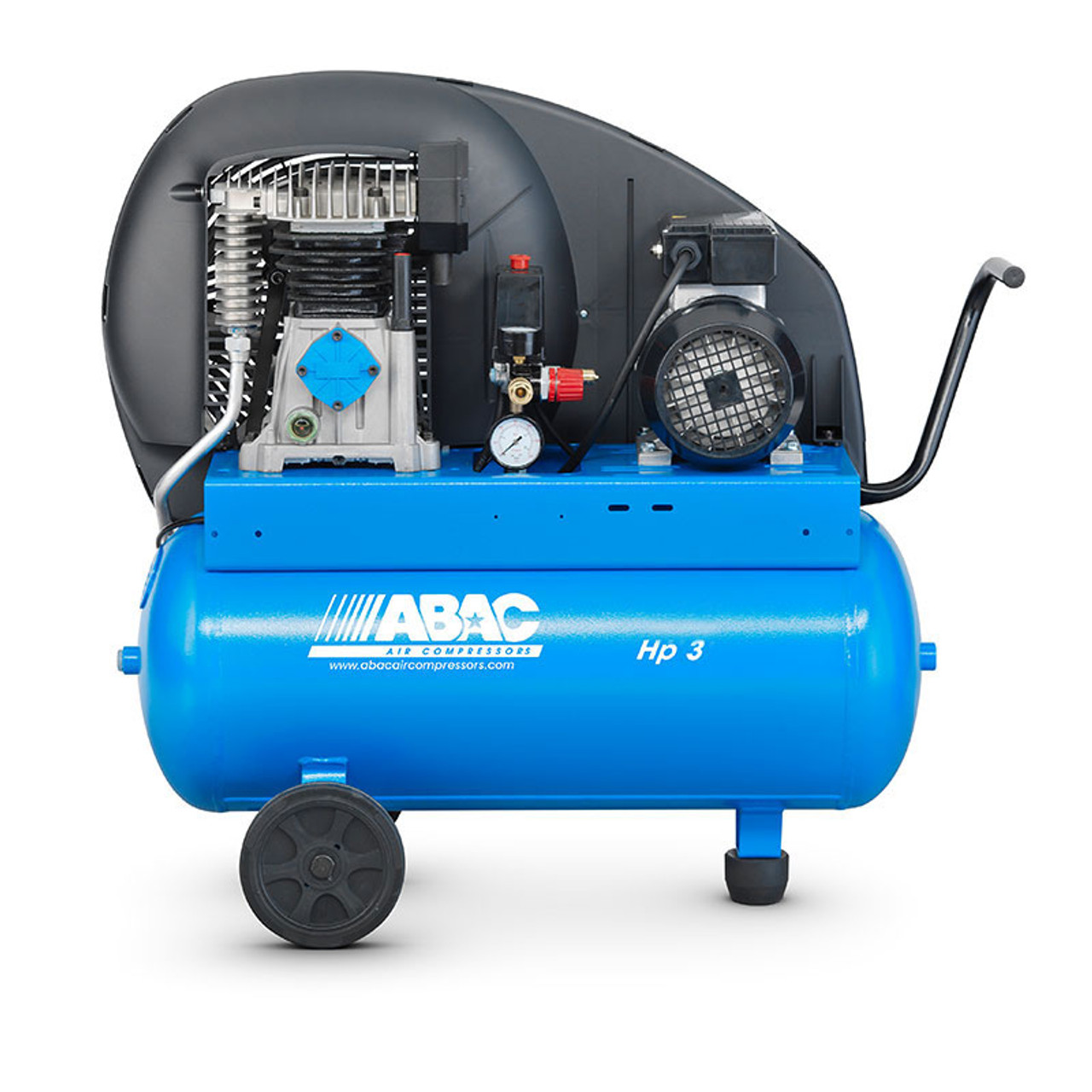 ABAC - Compresseur d'air silencieux 9L 340W 50L/mn 43Dba SIL AIR