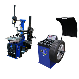 Eco Tyre Changer and Wheel Balancer Package