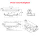 2 tonne manual jacking beam dimensions