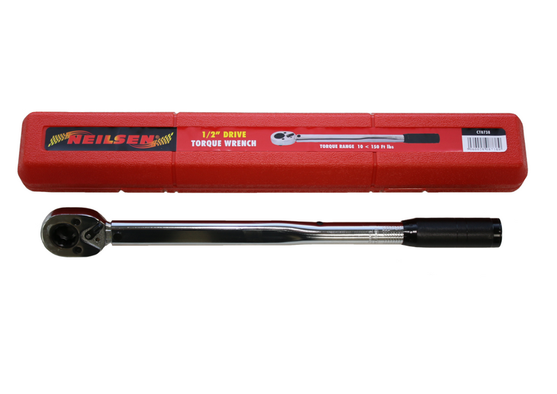 1/2" Drive Torque Wrench, 10- 150FT/LB 1/2" Drive Torque Wrench, 10- 150FT/LB