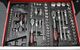 Tool Box, 6 Drawer Roller, Includes 155 Tools