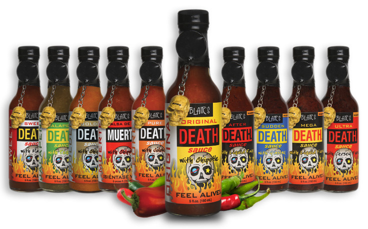 BLAIR'S HOT SAUCES AT HOTSAUCE.COM - FREE SHIPPING AND FREE GIFT OVER $69! 